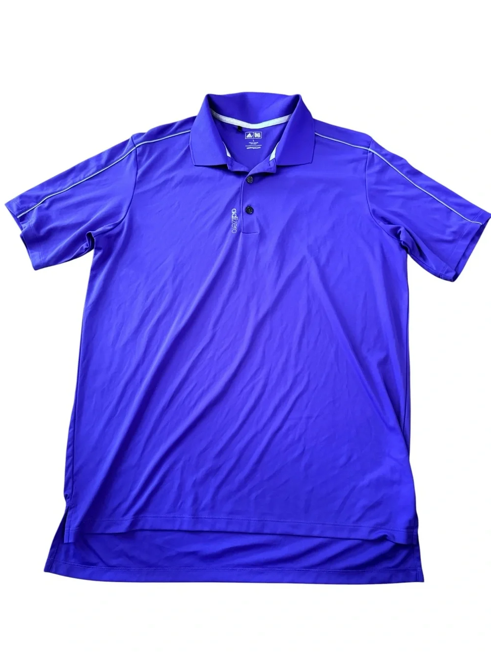 Adidas Golf Climacool‎ Polo Shirt Men’s Large Purple Performance Athletic Polo